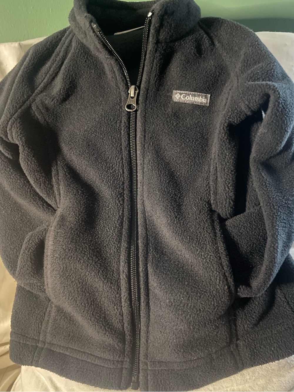 Columbia Kids Black Full-Zip Fleece Jacket Size-4T